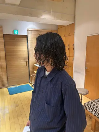 パーマ メンズ organic＋atelier所属・りお ブリーチカラーのヘアスタイル