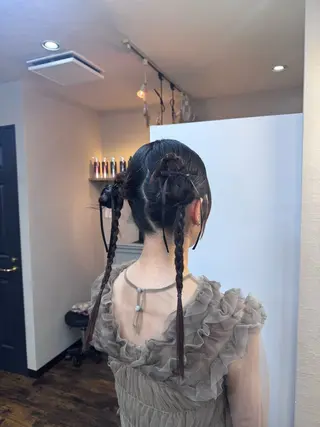 ロング ヘアアレンジ 🍓髪質改善特化 サロン/佐藤瑠奈🍓のヘアスタイル