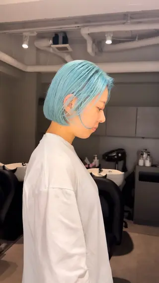 ショート カラー 🎨ショートの神様 /神評価🎨原田公祐のヘアスタイル