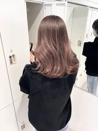 ロング カラー 韓国ハッシュカット/ 新宿/髪質改善/岡崎のヘアスタイル