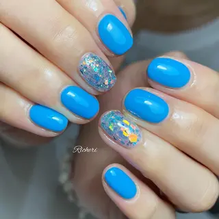 ミディアム ネイル richeri beautyのネイルデザイン