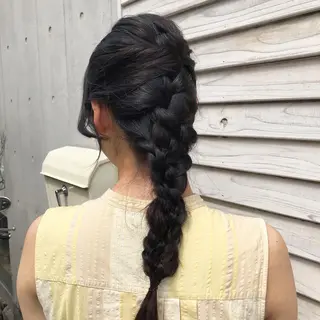 ロング ヘアアレンジ 🪭risa 暖色/レイヤー🪭のヘアスタイル