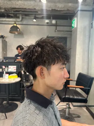 ショート ヘアアレンジ メンズ NEXT NEO所属・メンズヘア静岡 ✂︎Ryuheiのヘアスタイル