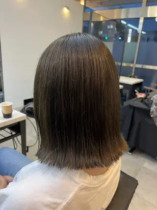 ミディアム カラー 🥀韓国ヘア🥀 宮津真菜のヘアスタイル