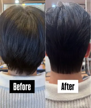 ショート パーマ メンズ ダウンパーマ/韓国 ヘア/ブリーチ/桑本のヘアスタイル