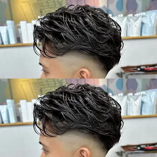 ショート パーマ メンズ メンズ特化✂️ 小枝 優生のヘアスタイル