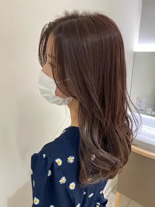 ロング カラー パーマ ヘアアレンジ マツエク・マツパ 💎耳ツボジュエリー ×銀座美容室💎のヘアスタイル