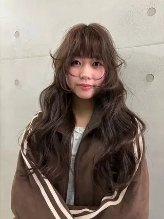 ロング KOCHAB所属・KOCHAB 中村穂風のヘアスタイル