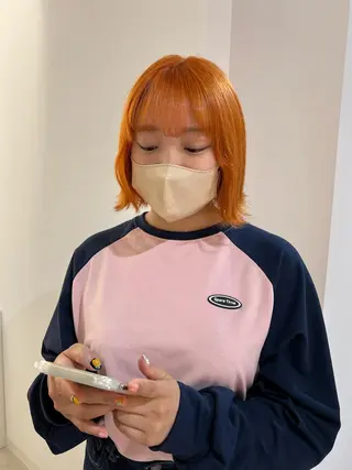 ミディアム VISION 巻幡野花のヘアスタイル