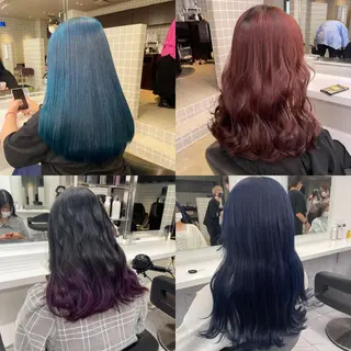 ミディアム カラー パーマ ヘアアレンジ メンズ キッズ ネイル マツエク・マツパ アイブロウ 🦋透明感グレージュ /韓国レイヤー🦋のヘアスタイル