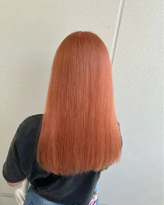 セミロング カラー 《暖色/韓国hair 》🇰🇷桑原ユキネのヘアスタイル