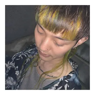 ショート カラー ヘアアレンジ メンズ ange☞ soutaのヘアスタイル