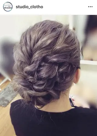ヘアアレンジ 京都.祇園セットサロン:スタジオ ヒロ【Studio hiro】所属・ヒロ(hiro) •スタジオヒロのヘアスタイル