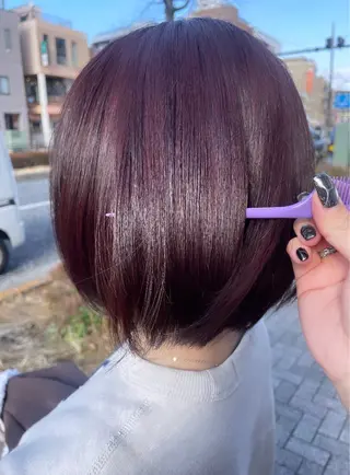 ショート カラー 💞暖色カラー 💞risaのヘアスタイル