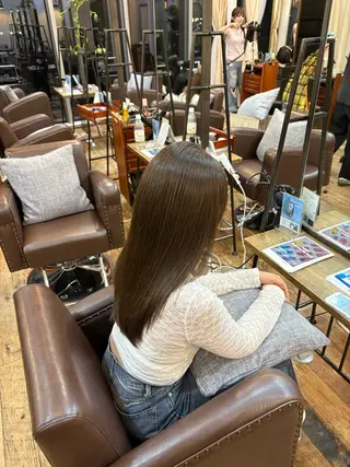 ロング カラー/縮毛矯正 さくらのヘアスタイル