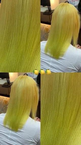 セミロング アリヤマ メイカのヘアスタイル