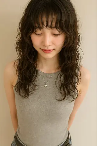 パーマ 縮毛矯正/ハイトーン /パーマ/前原汐🎐のヘアスタイル