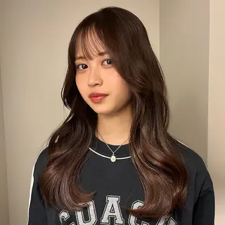 ロング カラー Kaede🍁 FILMS 渋谷のヘアスタイル