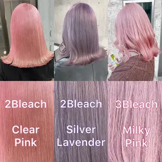 ミディアム カラー 💕ブリーチ/ヘアメ 🎀YUUKAのヘアスタイル