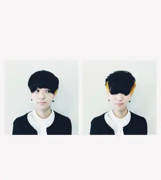 ショート カラー 中島 剛のヘアスタイル