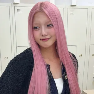 ロング カラー 天神ハイトーン マオ🩵のヘアスタイル