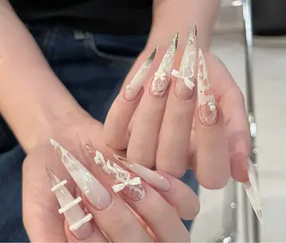 ネイル 長さだし専門 ありさのネイルデザイン