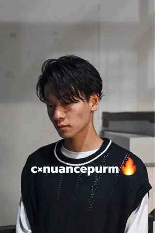 パーマ メンズ Embellir甲東園所属・三野 光太郎のヘアスタイル