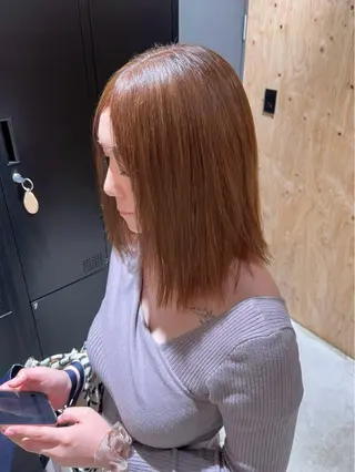 ミディアム カラー 💖梅田レイヤー💖 副店長Tsubasaのヘアスタイル