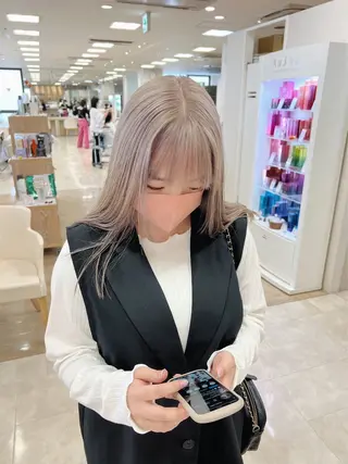 ロング カラー kenje luscaのヘアスタイル