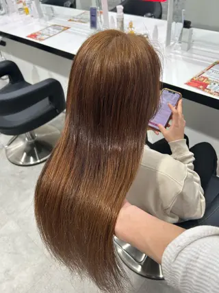 ロング カラー エフェクトブリーチ／ レイヤーカット／翔のヘアスタイル