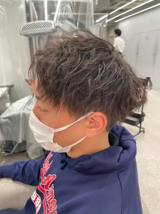 パーマ メンズ メンズスタイリスト✨ 助川龍哉のヘアスタイル