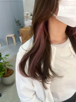 ロング カラー le'a所属・谷町/Le'a /竹原しおなのヘアスタイル