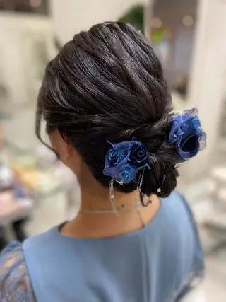 ヘアアレンジ 菊地 美憂のヘアスタイル