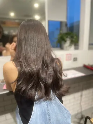 ロング カラー 京都美容師 塩のヘアスタイル