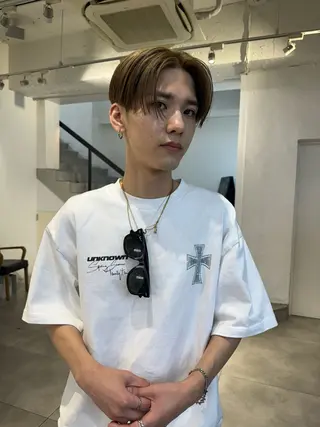 ショート メンズ 🇰🇷カルマパーマ kaito🇰🇷のヘアスタイル