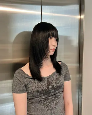 ロング カラー レイヤー/透明感 カラー🌿KANTAのヘアスタイル