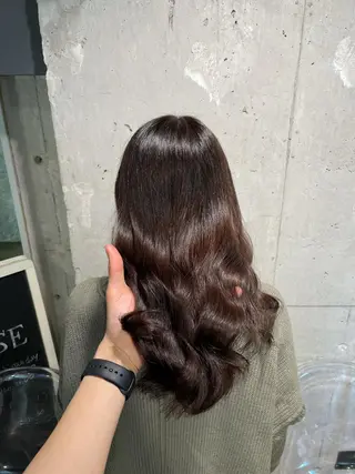 セミロング カラー ベージュカラー💖 やすひろのヘアスタイル