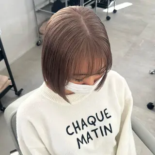ミディアム カラー REAL 心斎橋所属・ブリーチ/ベージュ /デザイン/ナツミのヘアスタイル
