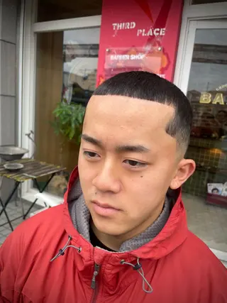 ショート メンズ 石鳶 勝のヘアスタイル