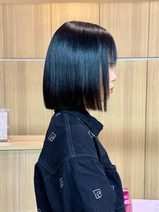 ミディアム りんたろー /縮毛矯正のヘアスタイル