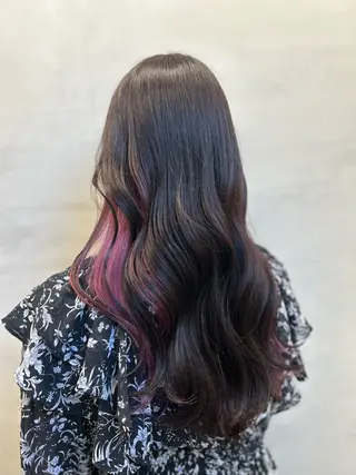 ロング 透明感💗 ベージュ系 松田彩音のヘアスタイル