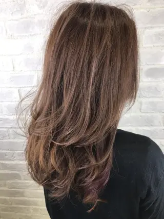 カラー セミロング 髪質改善/レイヤー Chere狭山のヘアスタイル