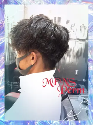 パーマ メンズ Annon プライベートサロンのヘアスタイル