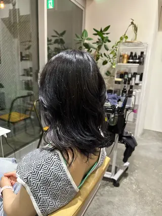 ミディアム カラー 森 和輝のヘアスタイル