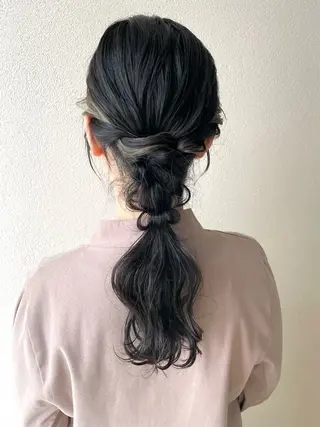ロング ヘアアレンジ 沢田 瞳のヘアスタイル