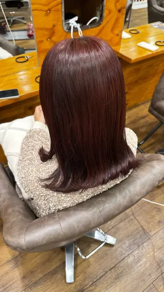 カラー 常長 ゆらのヘアスタイル