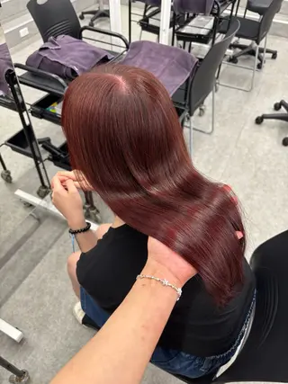 ロング カラー 淡めベージュ🤎ショ ート🤎Kiyokaのヘアスタイル