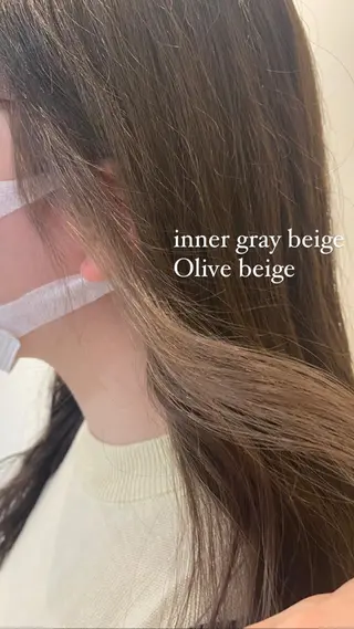 ロング SOLO所属・奈良 彩華のヘアスタイル