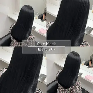 セミロング カラー ハイトーン/ 髪質改善/上質艶髪のヘアスタイル