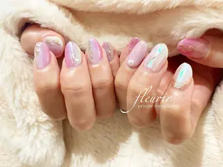 ネイル フルリール 【プライベートサロンのネイルデザイン
